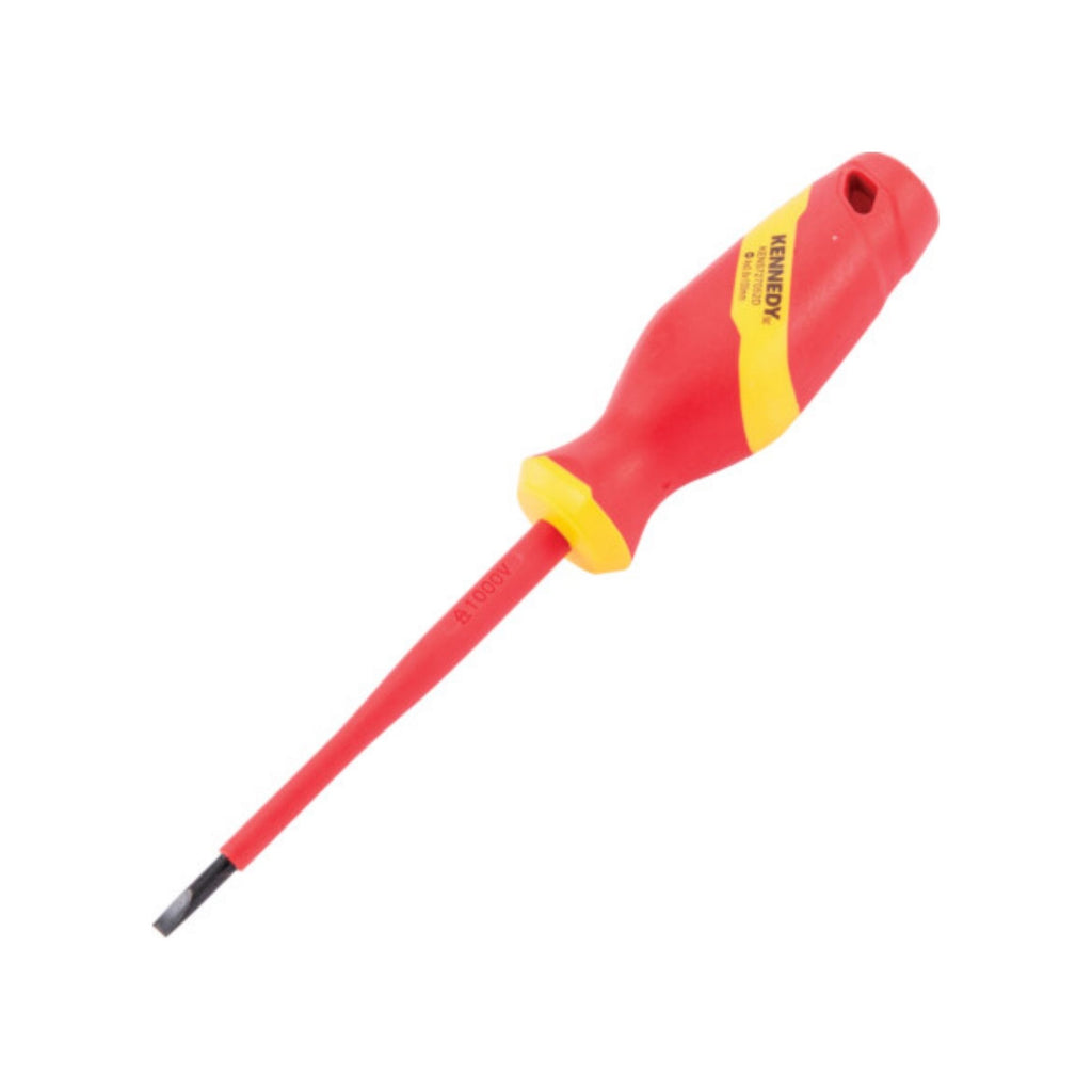 KENNEDY SE INSULATED SLOTTED SCREWDRIVERS-SL4X0.8X100MM