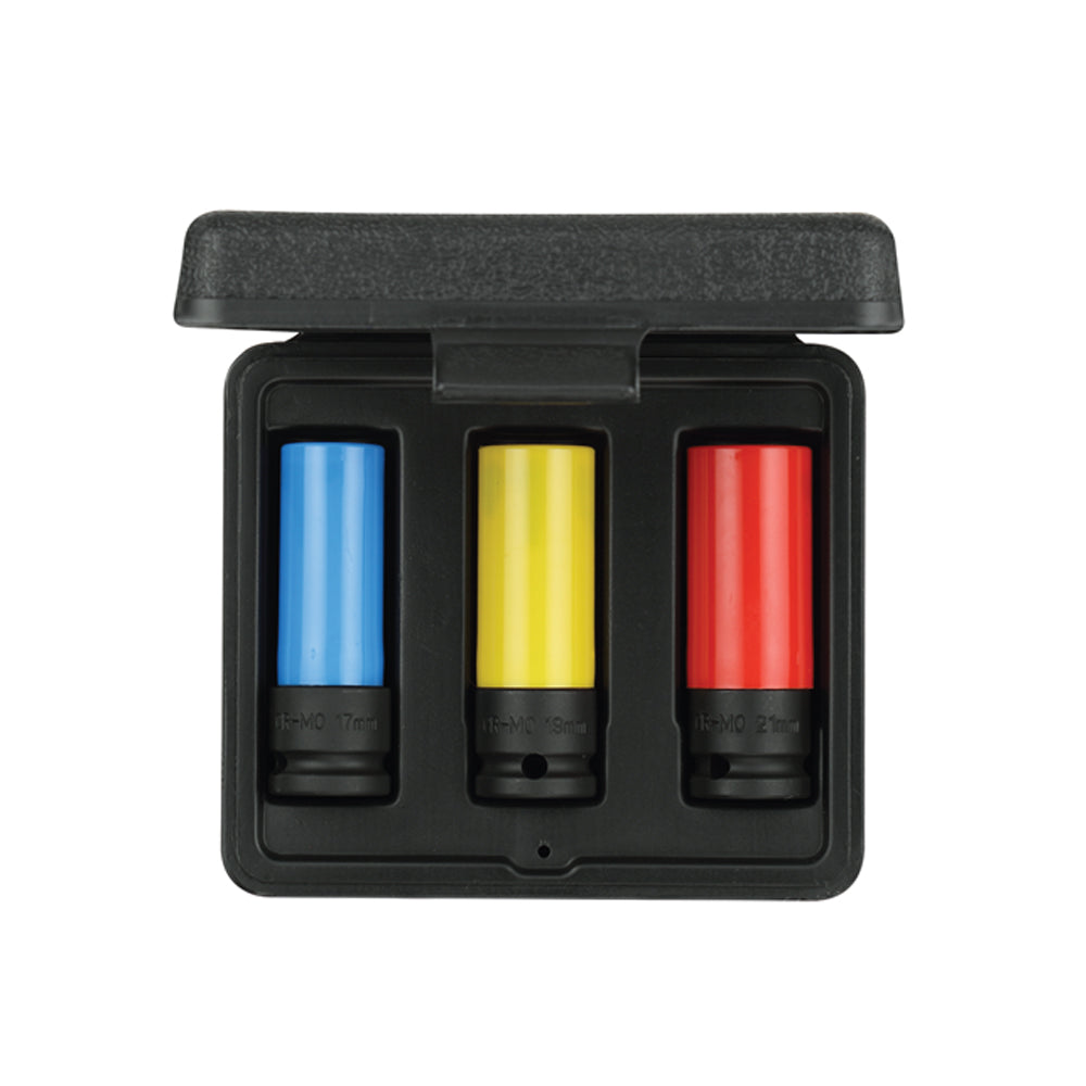 GEDORE RED IMPACT WRENCH SOCKET SET 1/2" 3 PCE