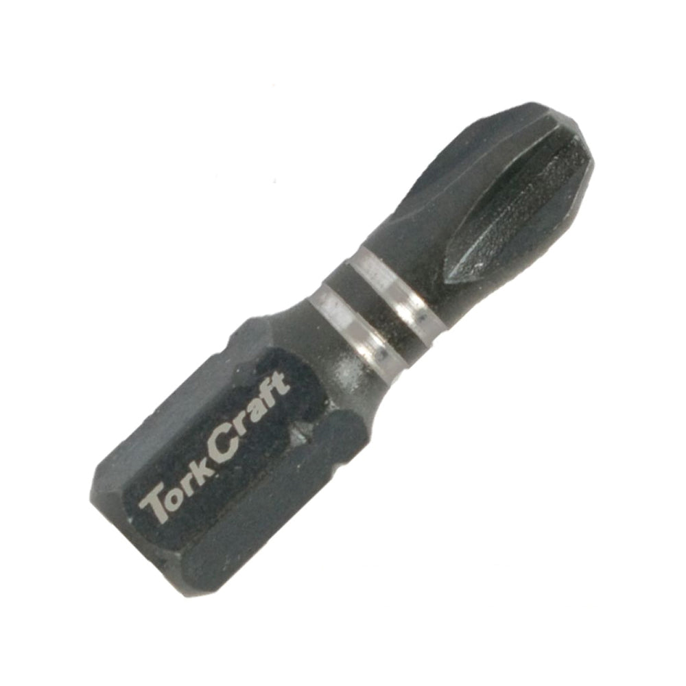 TORK CRAFT IMPACT PHIL 3 X 25MM INS BIT 2/CARD