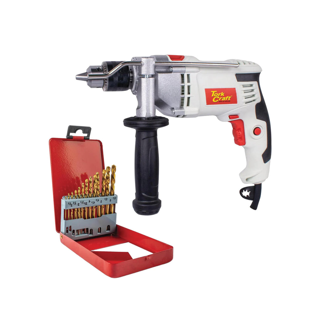 TORK CRAFT IMP. DRILL TCID0850 + NR02013 COMBO DRILL SET