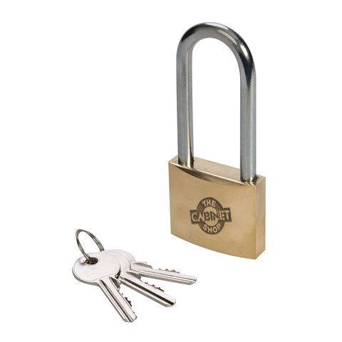 PADLOCK BRASS L/S 40MM CARDED