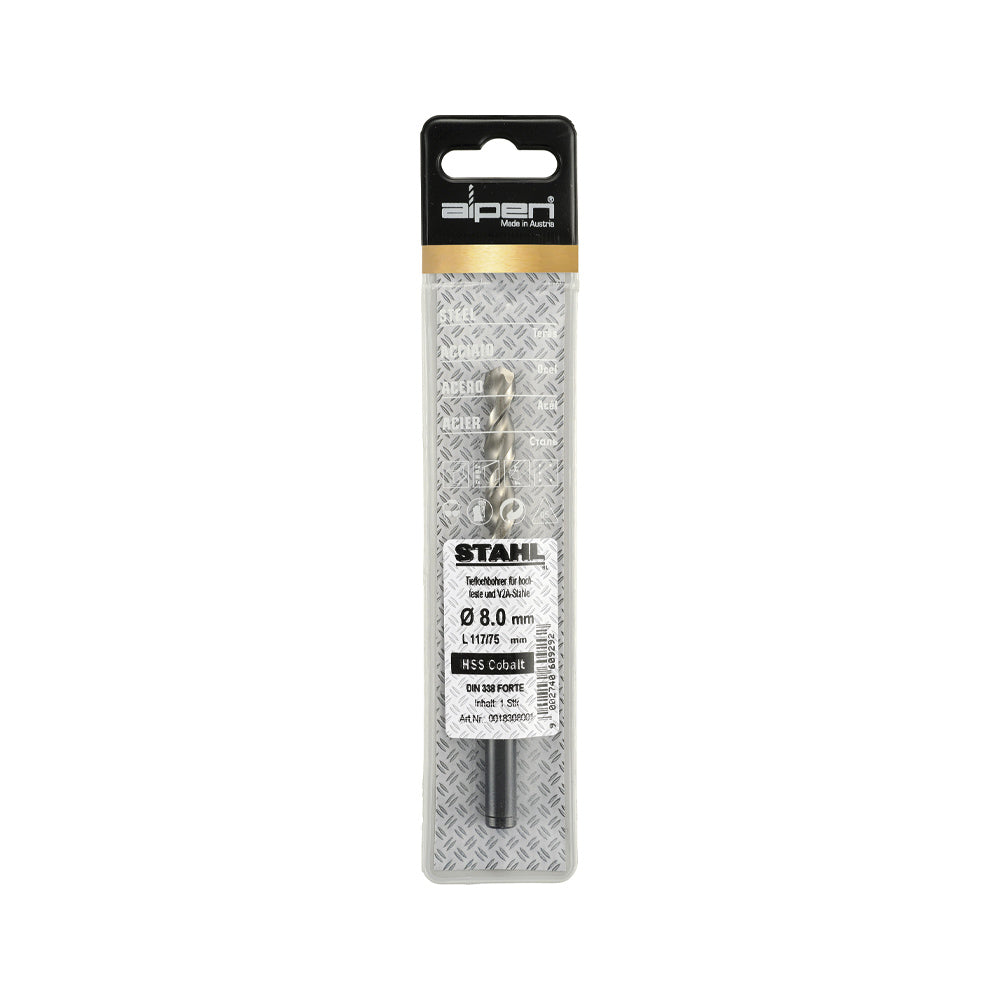 ALPEN HSS FORTE COBALT DRILL BIT 2MM