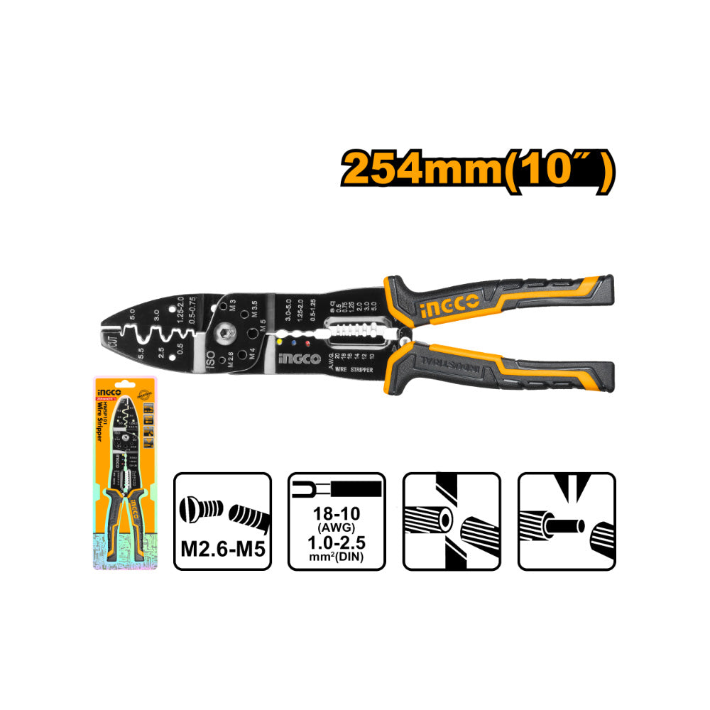 INGCO PLIER WIRE STRIPPER 254MM