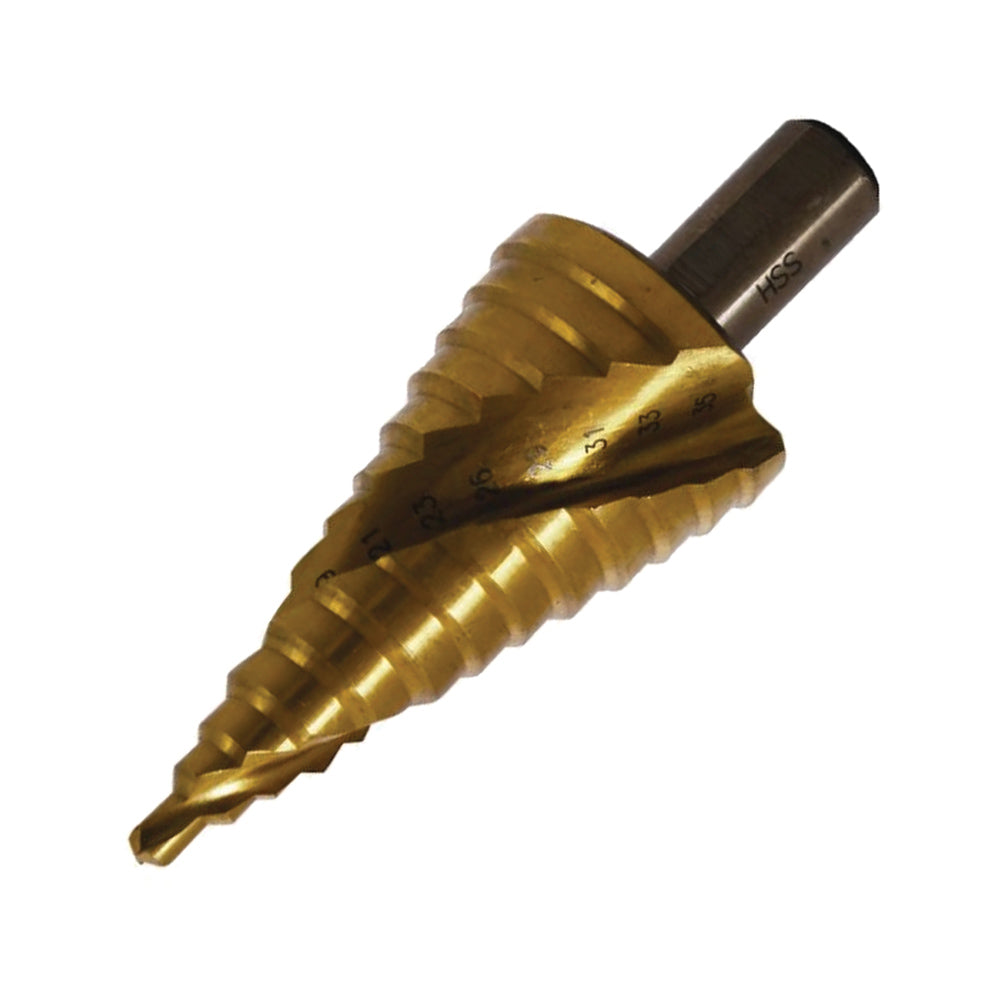TORK CRAFT STEP DRILL HSS 3-35MMX2 - 3MM SPIRAL
