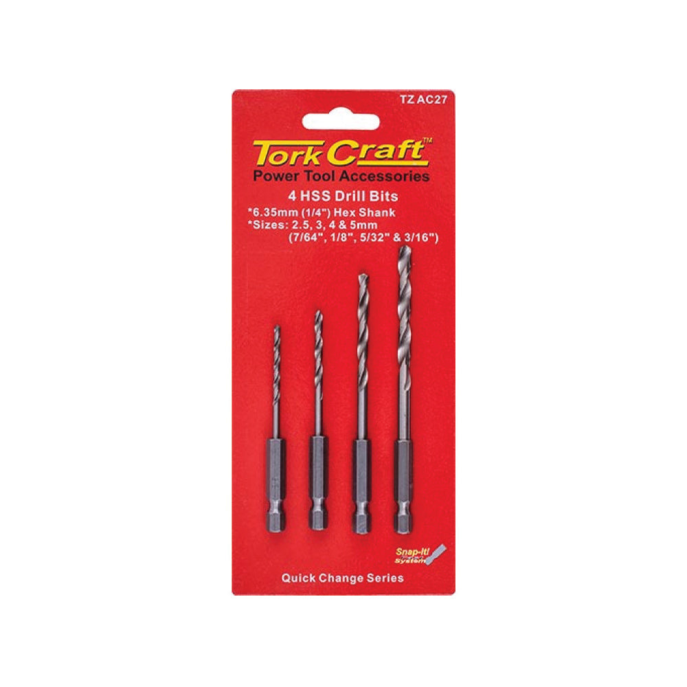 TORK CRAFT HEX SHANK DRILL BIT