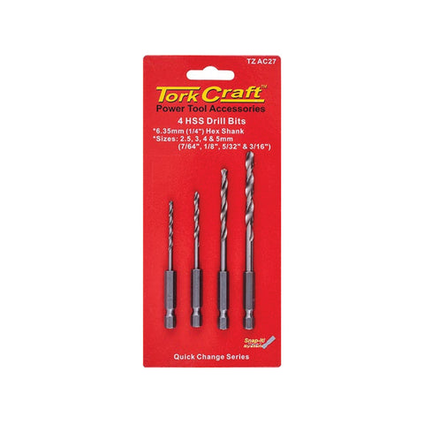 TORK CRAFT HEX SHANK DRILL BIT