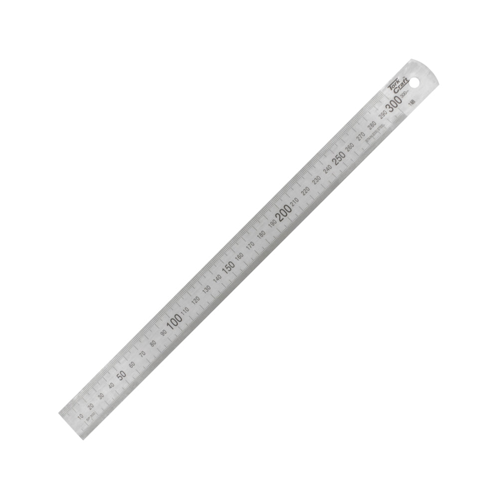 STAINLESS STEEL RULER 300 X 25 X 1.0MM