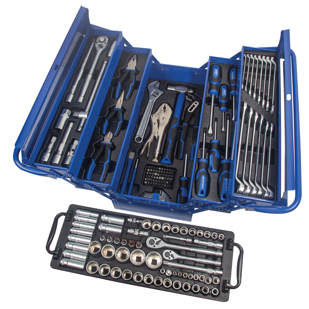 TRADE PROFESSIONAL TOOL SET 168PCE 1/4 & 3/8 & 1/2