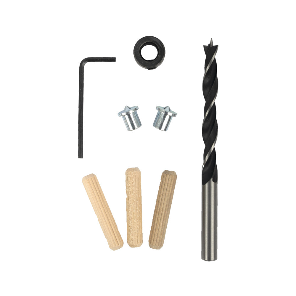 TORK CRAFT DOWELING ACCESSORY KIT 8MM - 27 PIECE (BIRCH WOOD)
