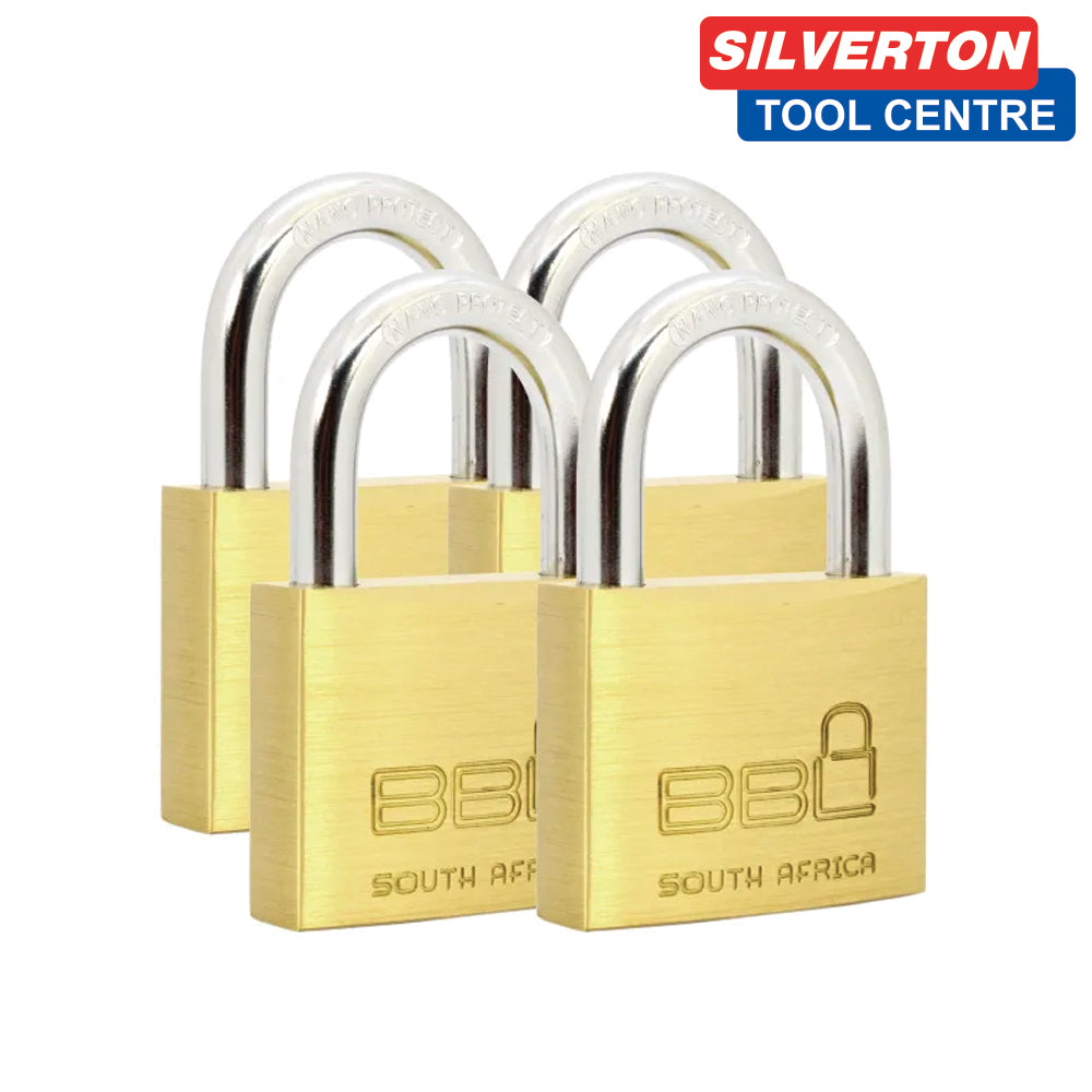 BBL PADLOCK 40MM BRASS STD BLISTER PACK