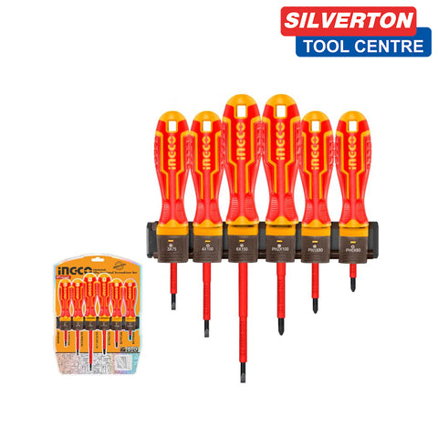INGCO INSULATED S/DRIVER SET 6PC CRV