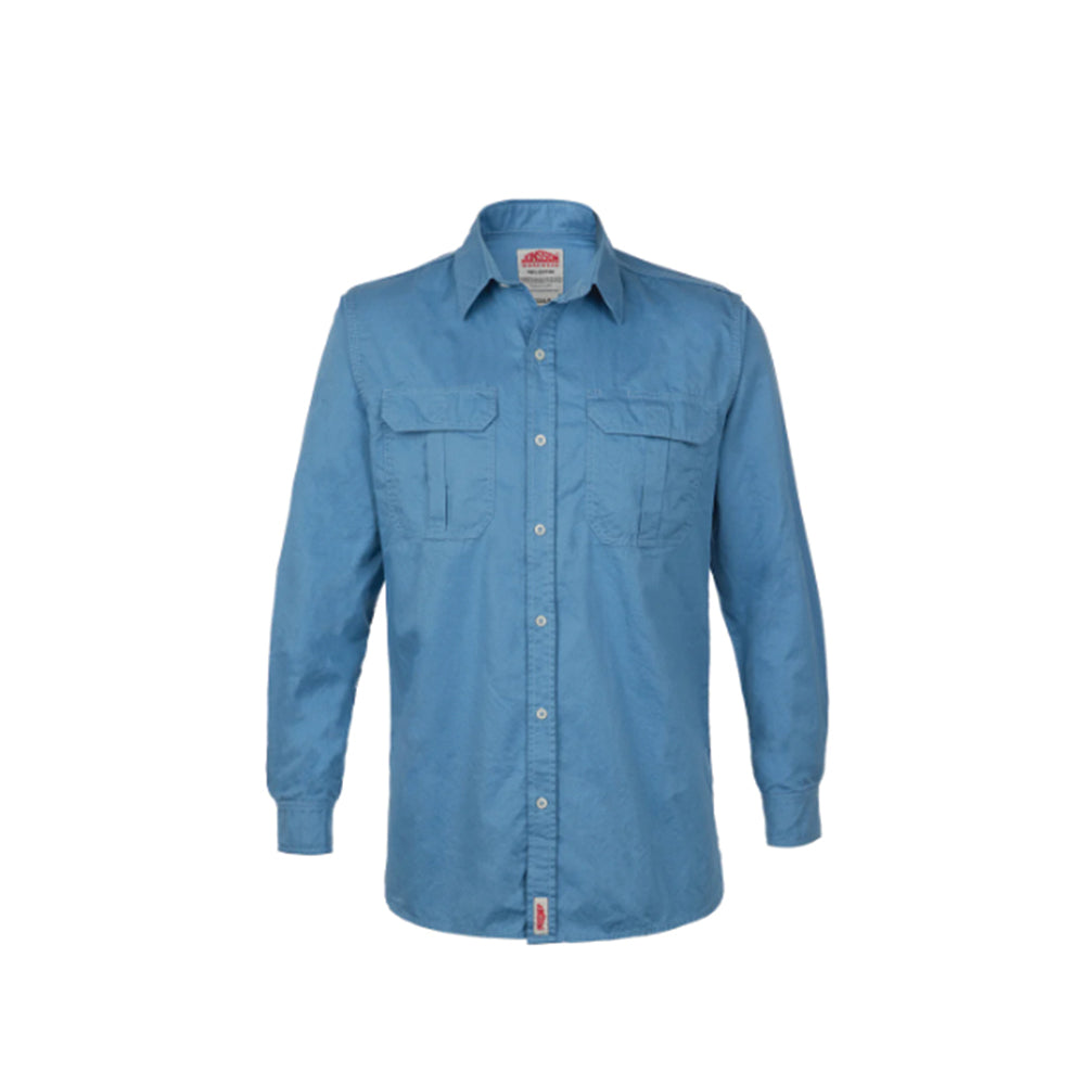 JONSSON LEGENDARY LONG SLEEVE SHIRT COLOUR-FRENCH BLUE SIZE-S