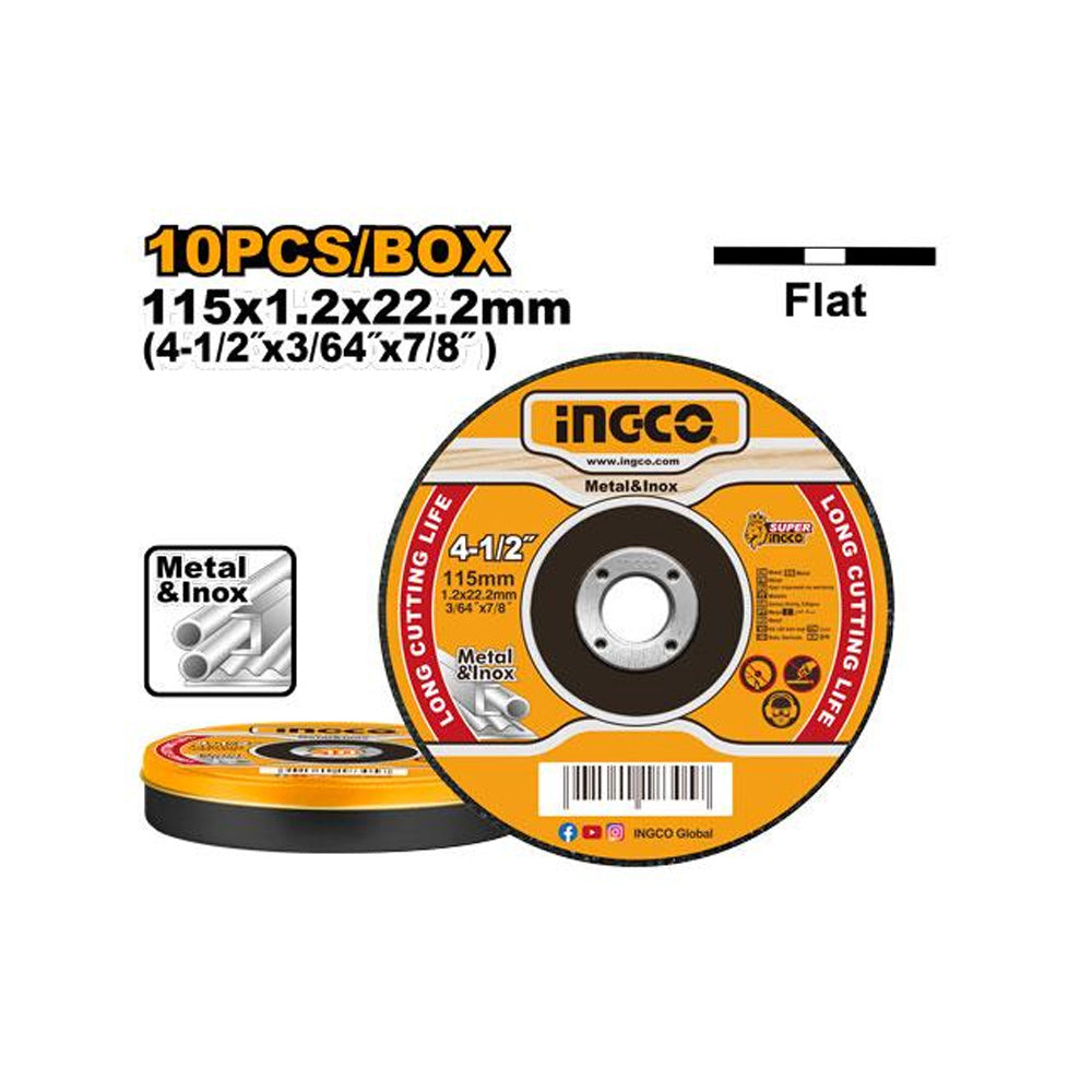 INGCO DISC CUT STEEL 115 50PC