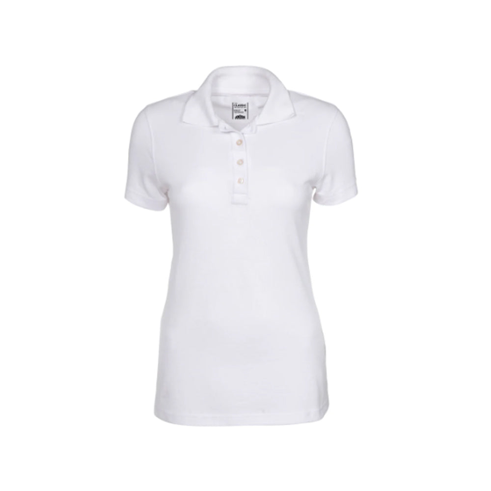 JONSSON WOMENS FITTED GOLFER COLOUR-WHITE SIZE-2XL