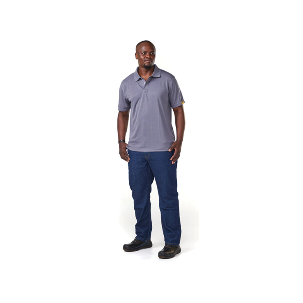 DROMEX PREMIUM QUICK DRY GOLFER COLOUR-GREY SIZE 3XL