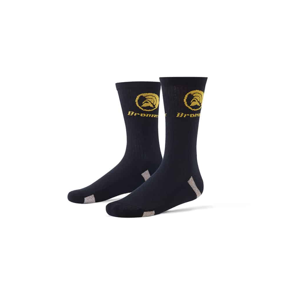 DROMEX ANTI-STATIC BLACK SOCKS SIZE 4-7