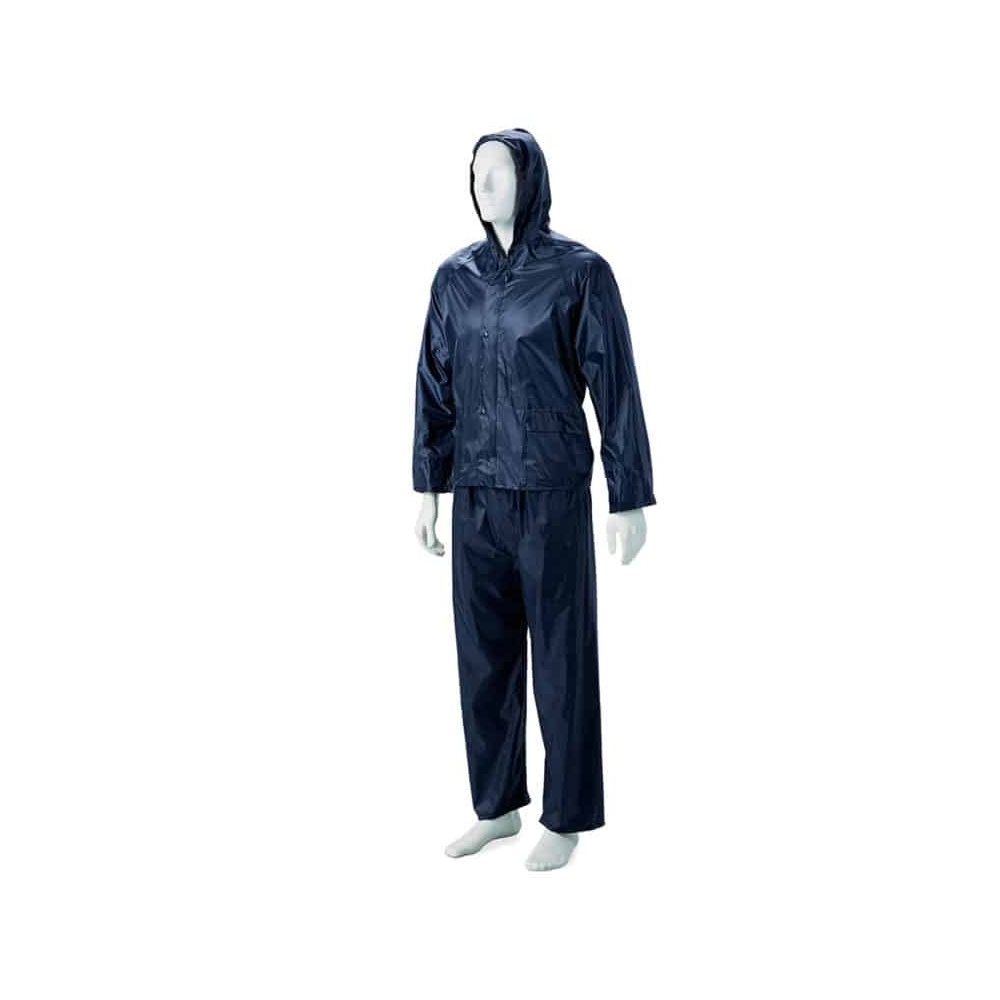 DROMEX NAVY BLUE RUBBERIZED RAIN SUIT SIZE 5XL