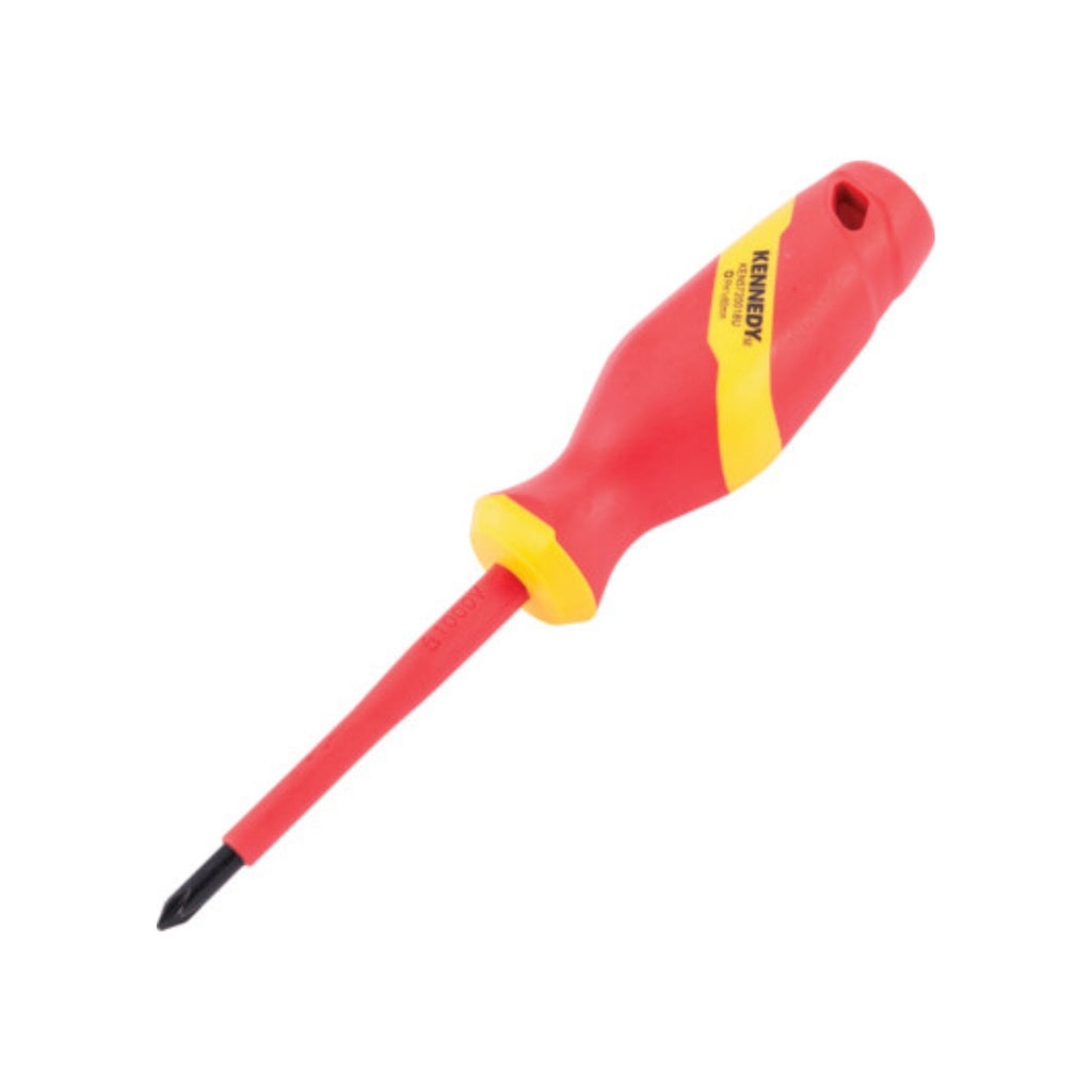 KENNEDY SE INSULATED PHILLIPS SCREWDRIVERS-PH1X80MM
