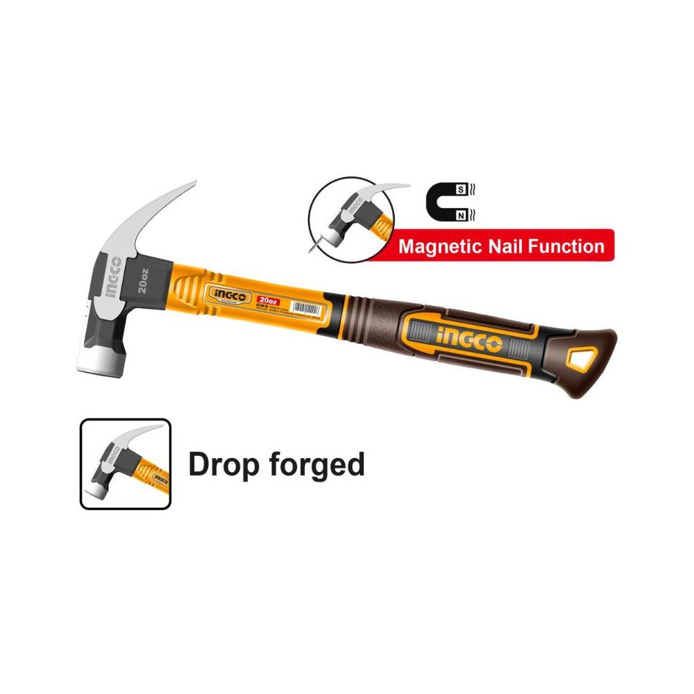 INGCO HAMMER CLAW 220G MAGNETIC