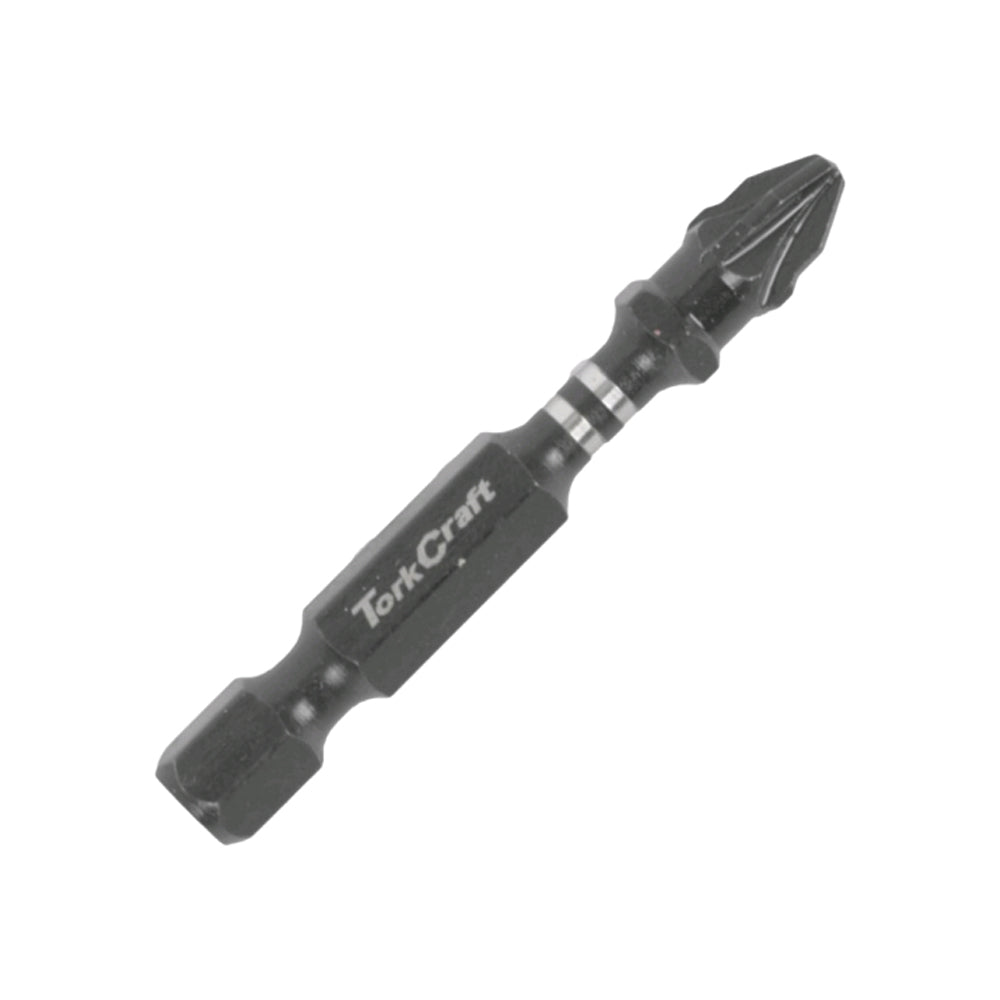 TORK CRAFT IMPACT POZI.2 X 50MM INSERT BIT 15PC TIC TAC CASE PZ2