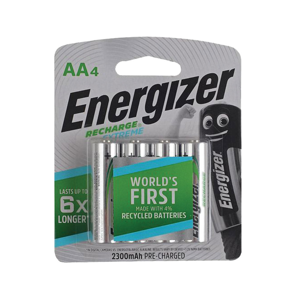 ENERGIZER RECHARGE 2300MAH   AA - 4 PACK (MOQ6)