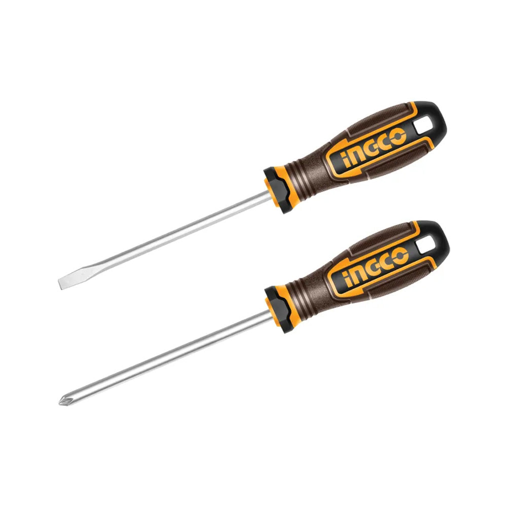 INGCO S/DRIVER S2 SET PH&SLOTTED MAG 2PC