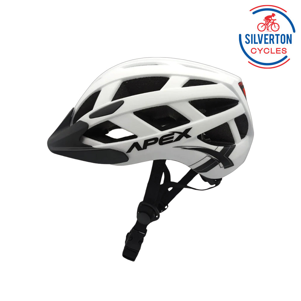 APEX HELMET WHITE MEDIUM