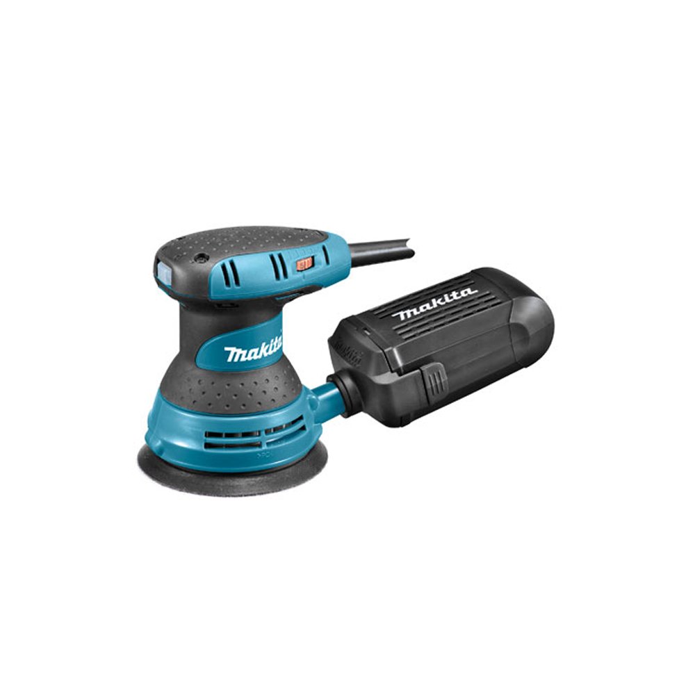 MAKITA RANDOM ORBIT SANDER 125MM DIAMETER 4,000 - 12,000 ORBITS/MIN 300W