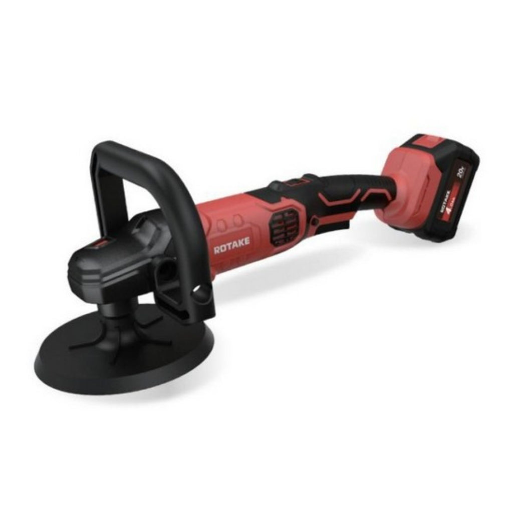 ROTAKE 20V CORDLESS POLISHER 180MM INCL. 2 X 4A.H BATT & CHAR