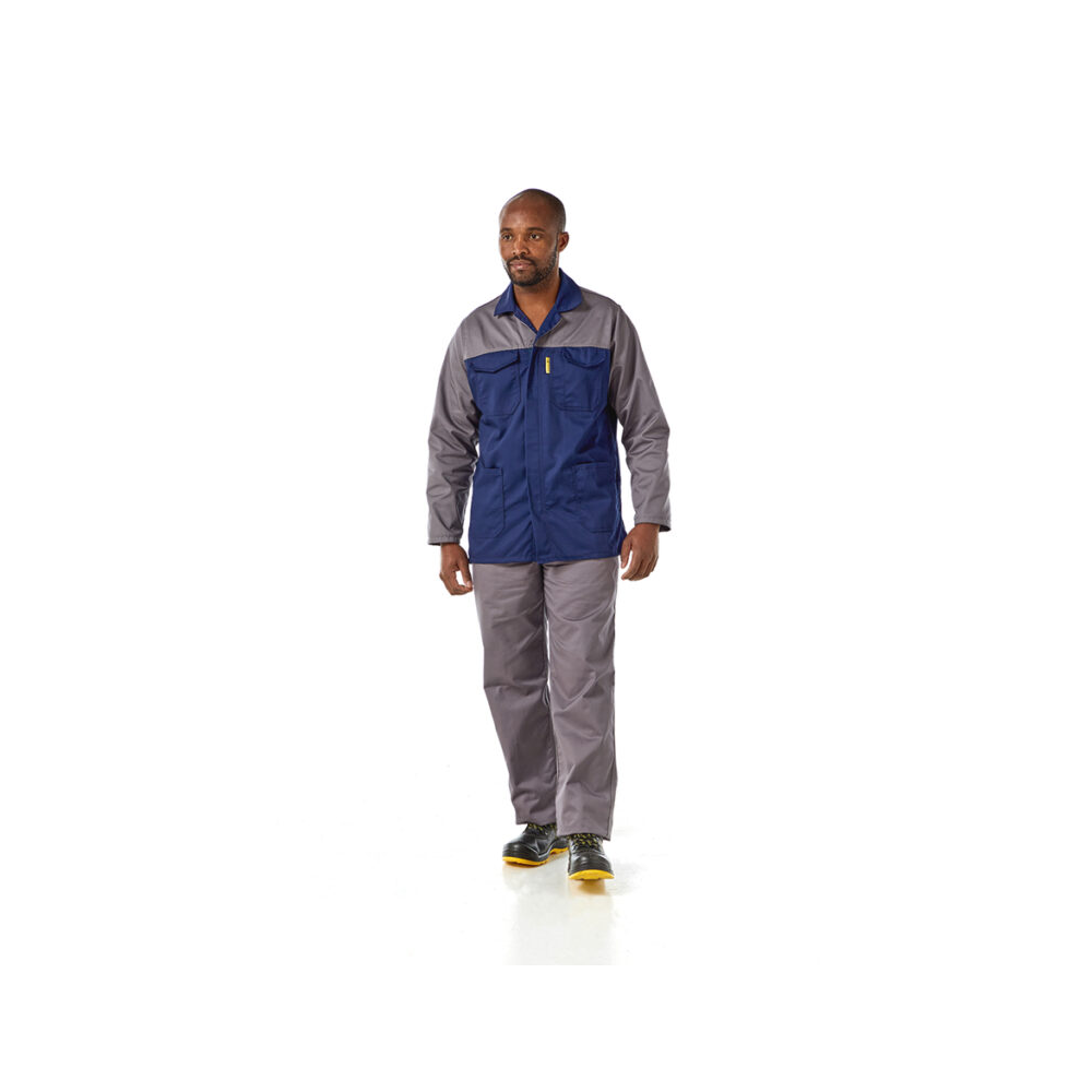 DROMEX CONTI JACKET 6535 TWO TONE COLOUR-NAVY/GREY SIZE 30