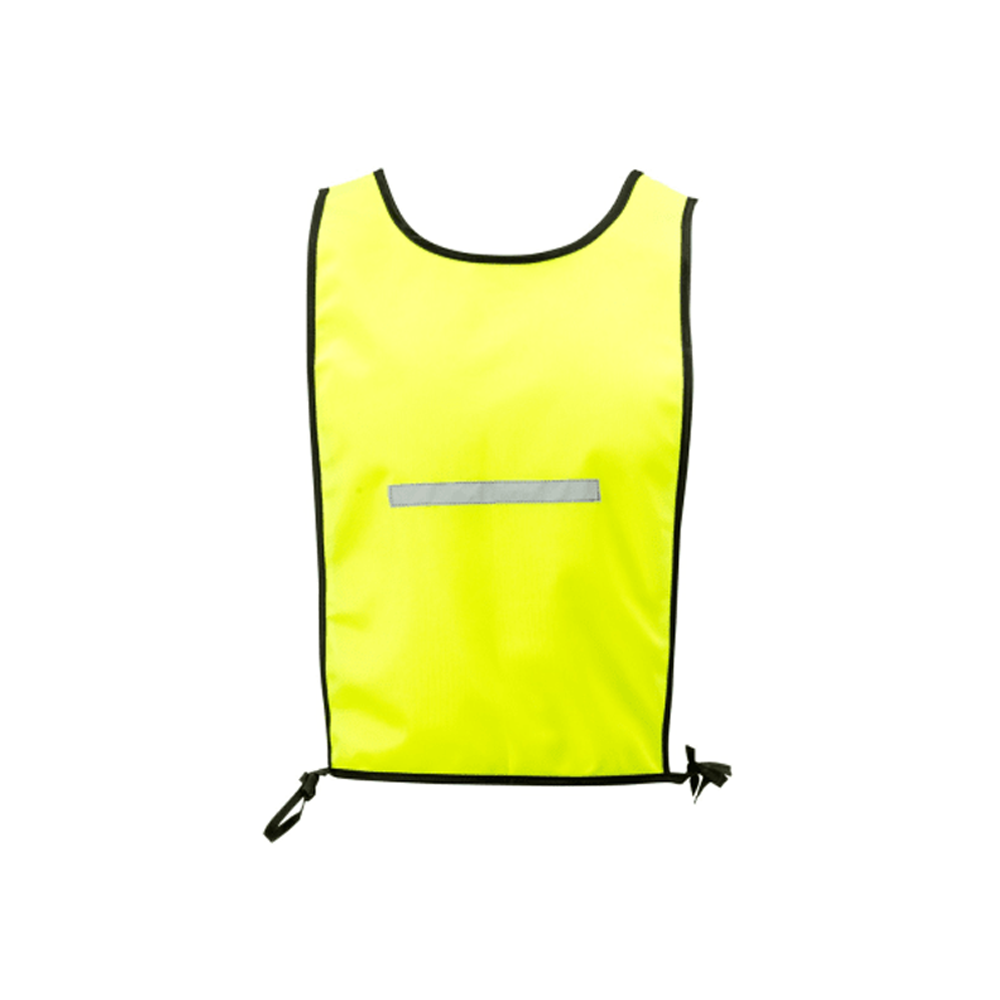 DROMEX DAY GLOW REFLECTIVE SOLID MATERIAL MAXI BIB -LIME