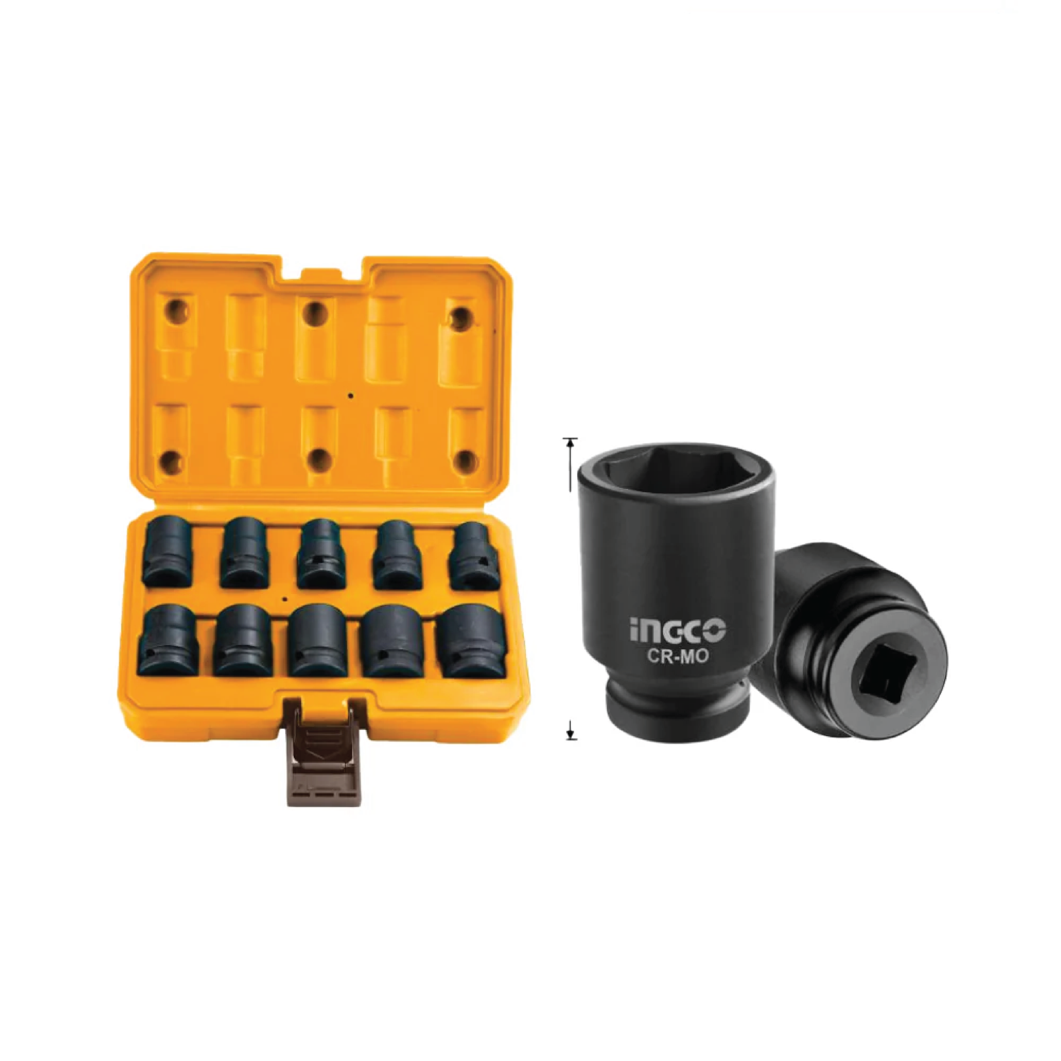 INGCO IMPACT SOCKET SET 1/2