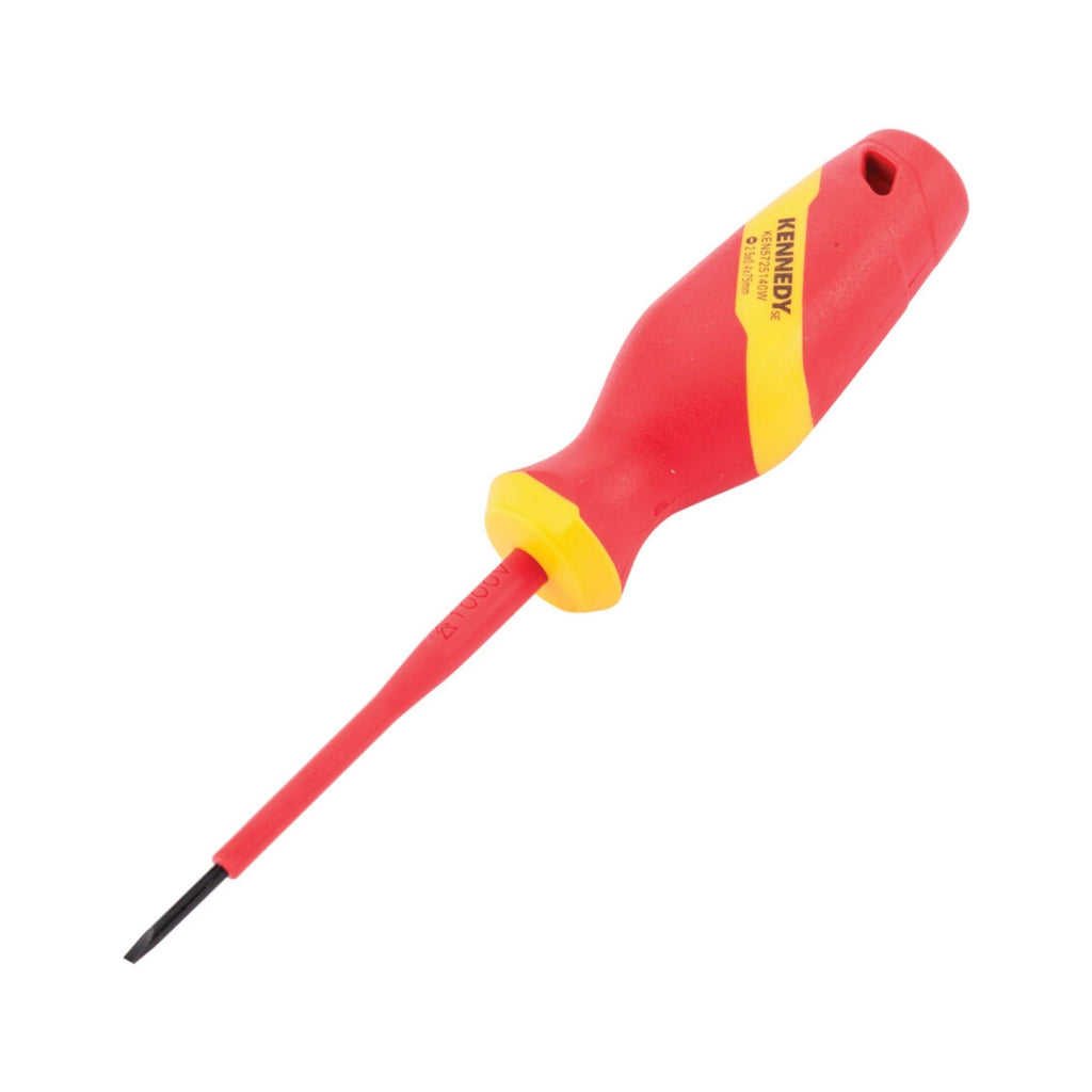 KENNEDY SE INSULATED SLOTTED SCREWDRIVERS-SL2.5X0.4X75MM