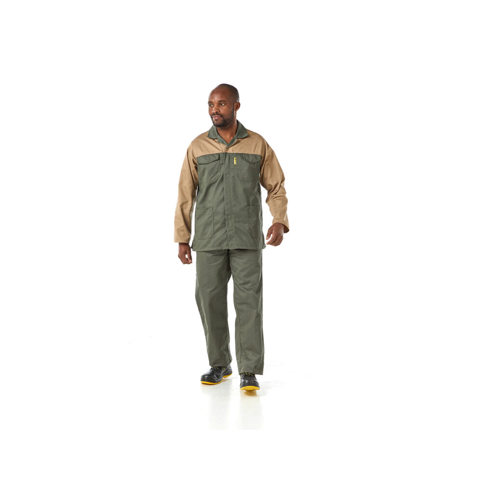 DROMEX CONTI JACKET 6535 TWO TONE COLOUR-OLIVE/KHAKI SIZE 38