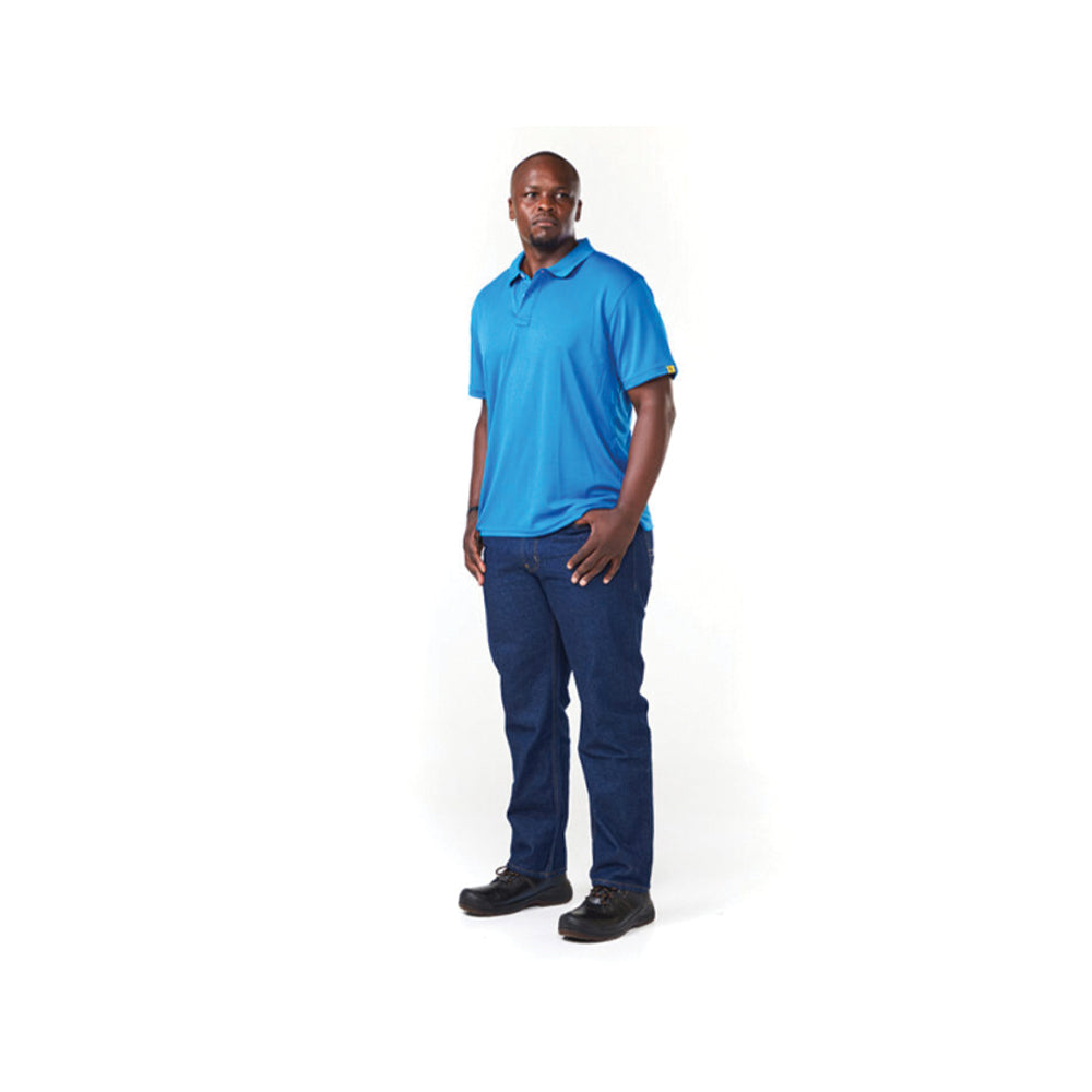 DROMEX PREMIUM QUICK DRY GOLFER COLOUR-ROYAL SIZE XL