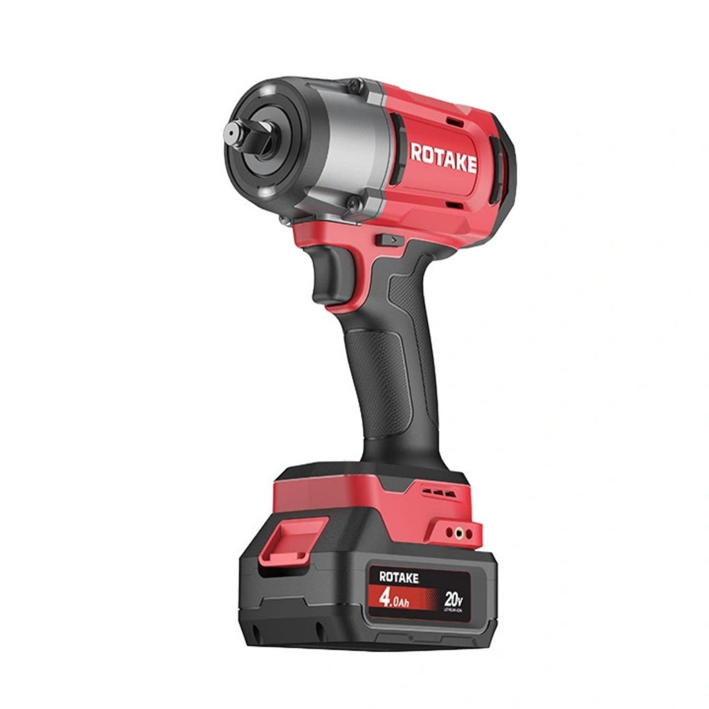 ROTAKE 20V CORDLESS MID-TORQUE IMPACT WRENCH 1/2" INCL. 2 X 4A.H BATT & CHA
