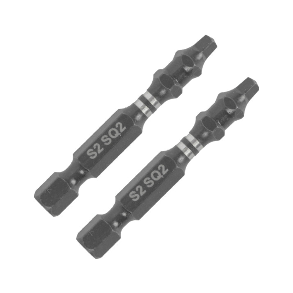 TORK CRAFT IMPACT SQUARE RECESS PWR BIT NO.2X50MM 2/CARD
