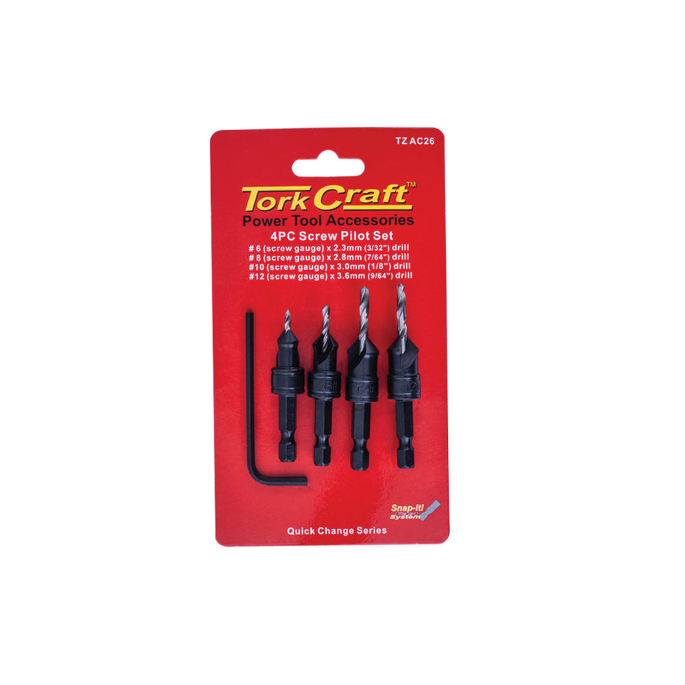 TORK CRAFT SCREW PILOT/COUNTER
