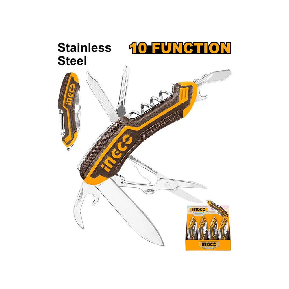 INGCO KNIFE MULTIFUNCTIONAL 10 FUNC