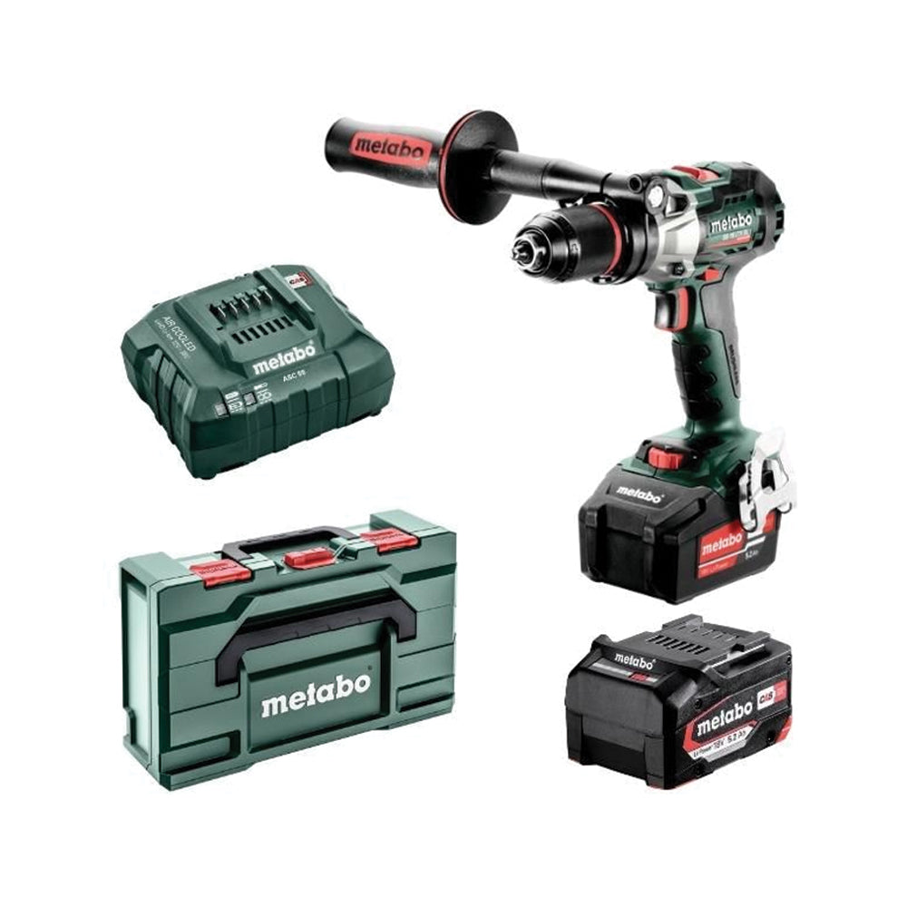 METABO CORDLESS DRILL INCL. 2 X 5.2AH BATT CHARGER (BS 18 LTX QUICK)