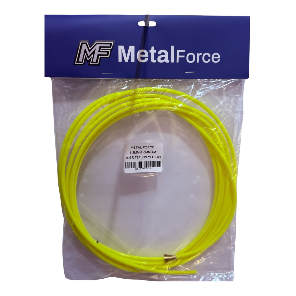 METAL FORCE 1.2MM - 1.6MM 4M LINER TEFLON (YELLOW)