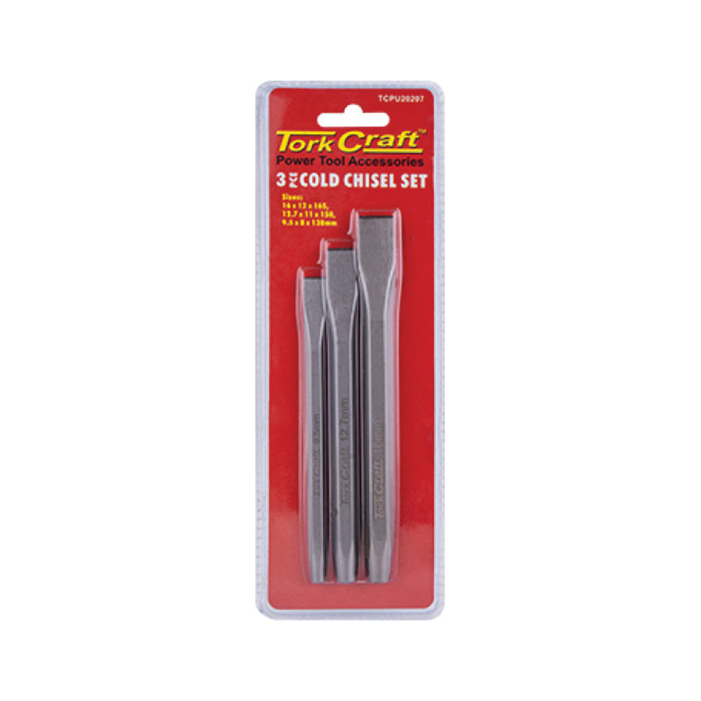 TORK CRAFT COLD CHISEL 3PC