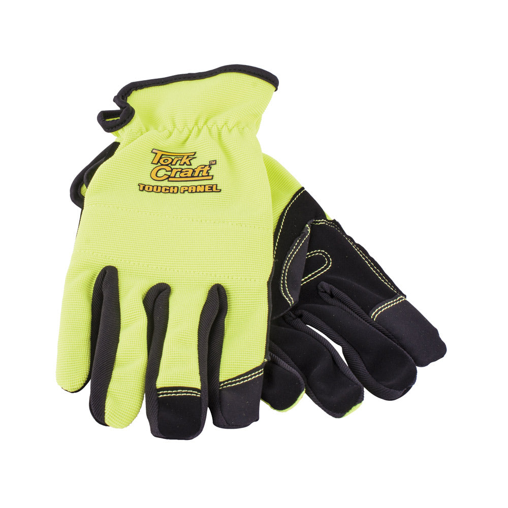 TORK CRAFT MULTI PURPOSE GLOVE PU PALM  YELLOW SIZE XL