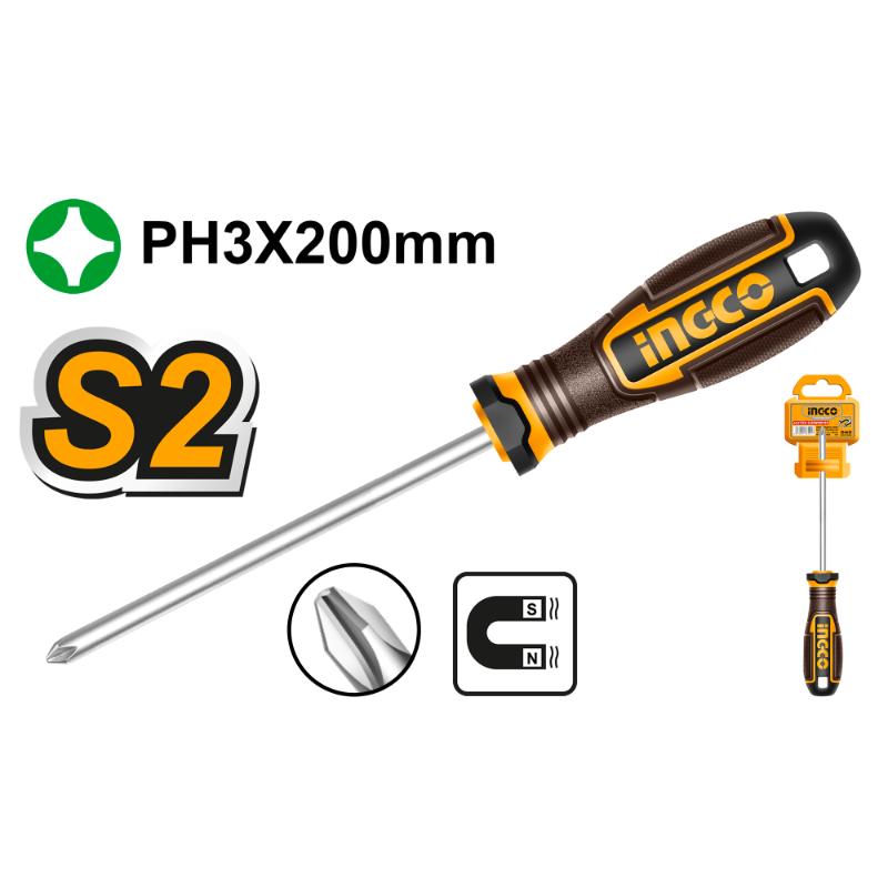 INGCO S/DRIVER S2 PH3X200MM