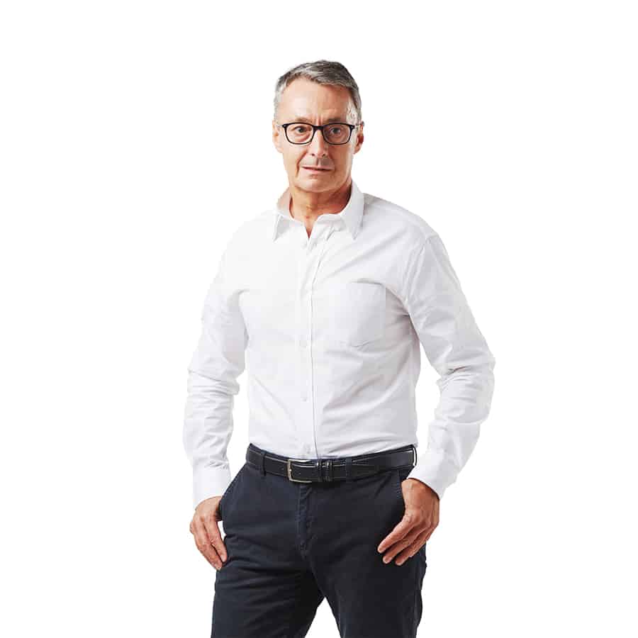 DROMEX FORMAL LONG SLEEVE SHIRT COLOUR-WHITE SIZE-2XL