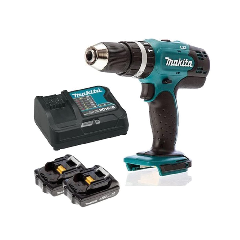 MAKITA IMPACT DRIVER-DRILL 1/2"  13MM CHUCK 2 X BL1815N BATTERIES AND 1 X DC18RC