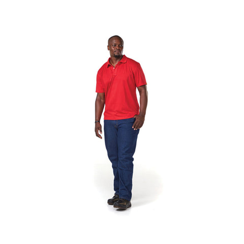 DROMEX PREMIUM QUICK DRY GOLFER COLOUR-RED SIZE 3XL
