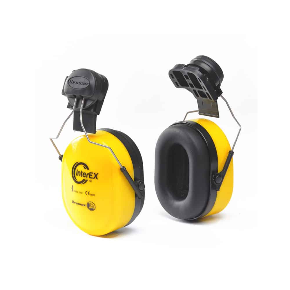 INTEREX - EARMUFF WITH UNIVERSAL HELMET MOUNT