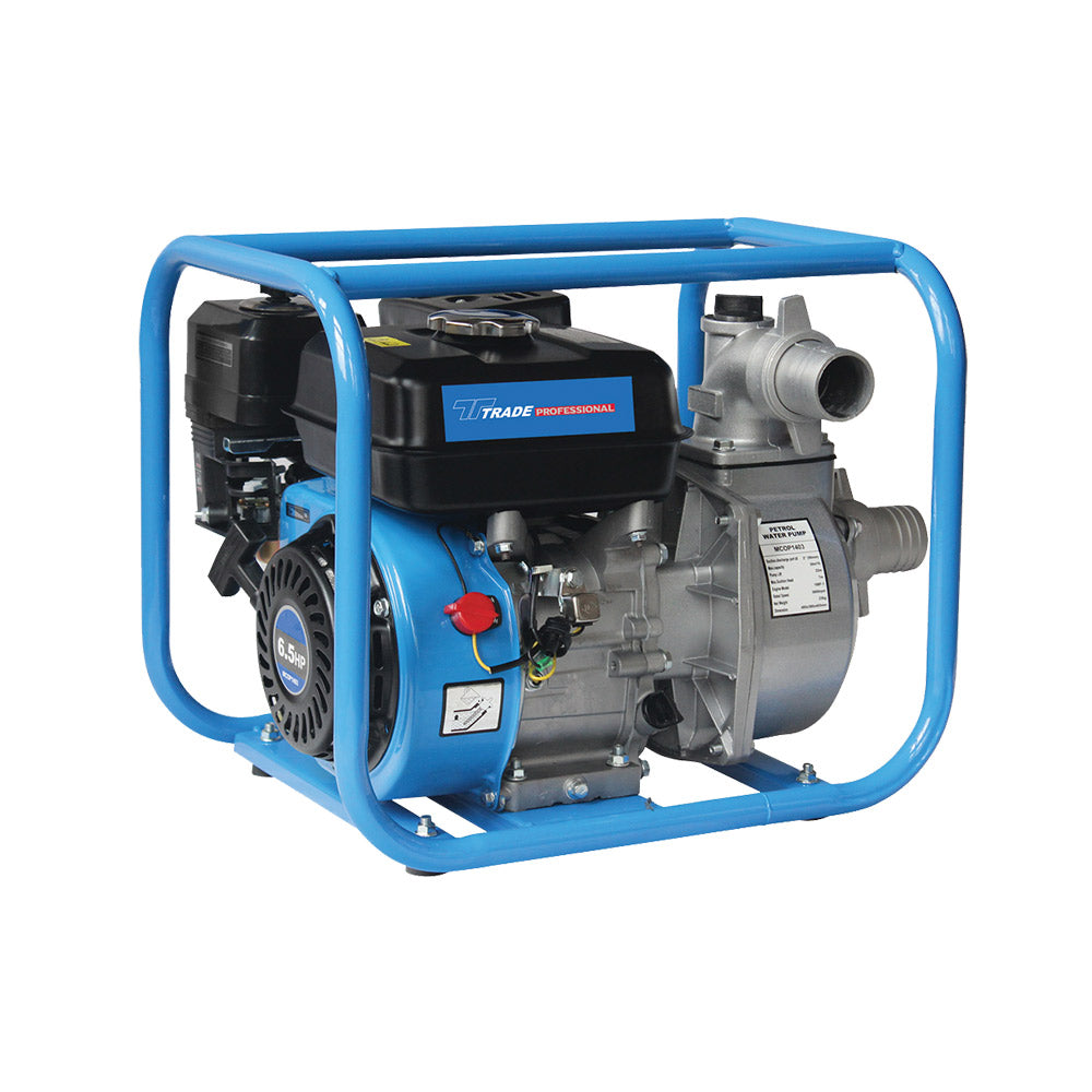 TRADE PROFESSIONAL WATER PUMP 2" PETROL 5.0KW