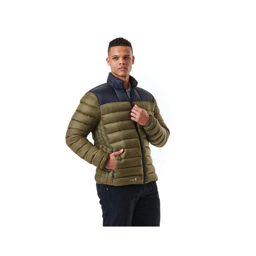 DROMEX 2TONE PUFFER JACKET COLOURS OLI/BLK SIZE 2XL
